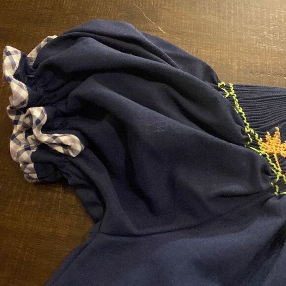 Girls Size 3 Southern Smocked Company Holiday Fall Dress - Picture 4 of 8